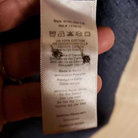 Jachs Girlfriend Womens Blue Dotted 3/4 Button Tunic XS - Picture 6 of 6